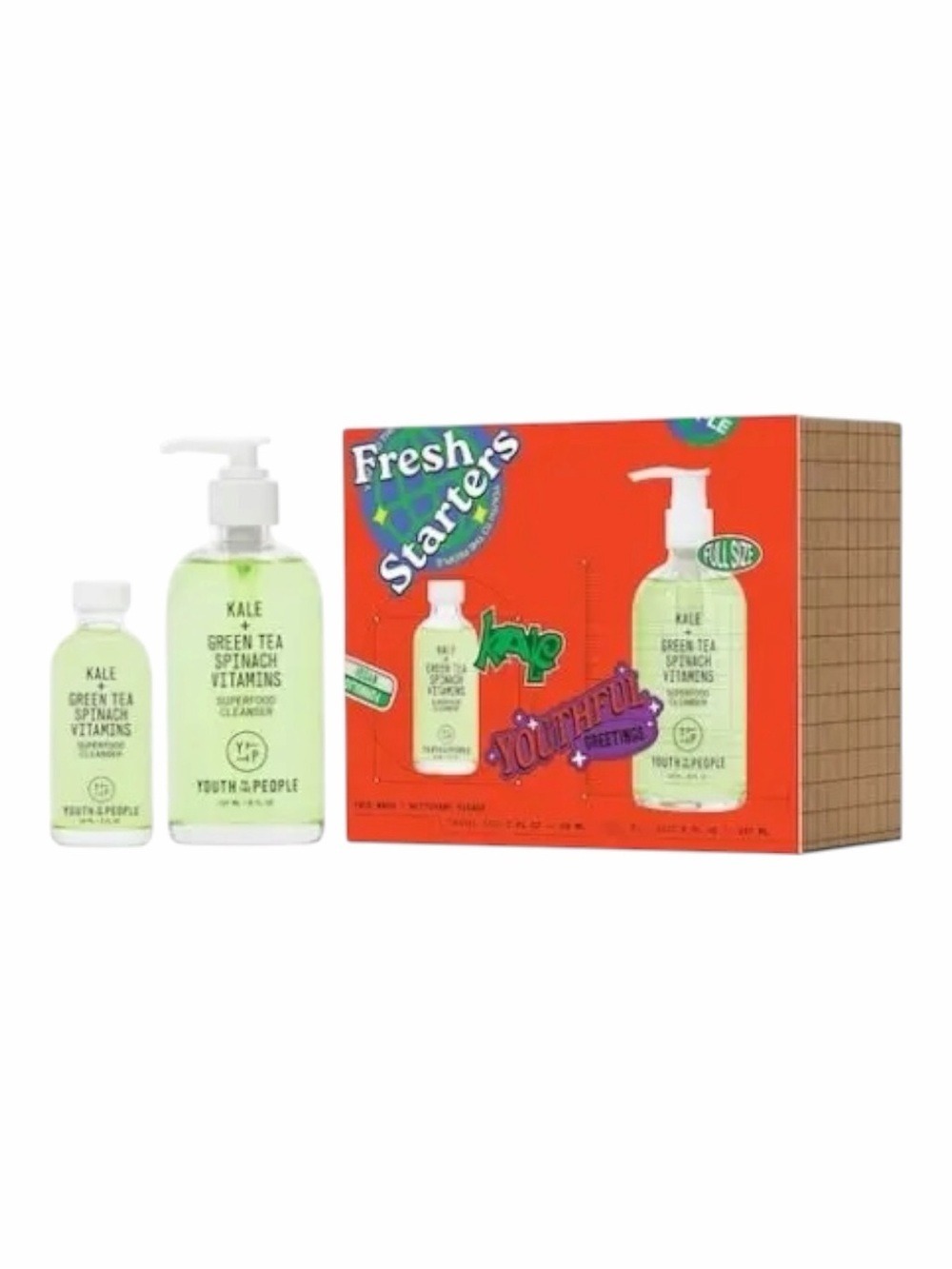 Youth to the People Fresh Starters Home & Away Cleanser Duo (Limited Edition)